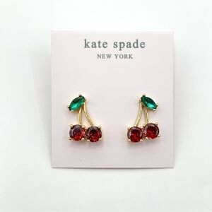 KS105-Kate Spade cherry earrings
